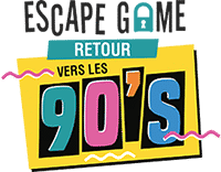 Logo Escape Game Retour vers les 90s - Team building Auvergne Rhône-Alpes Bourgogne