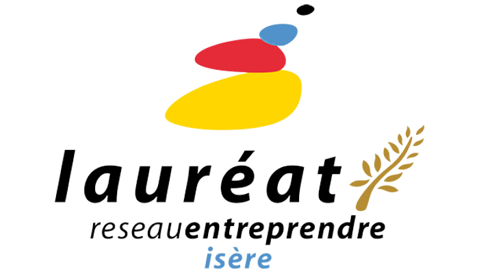 logo laureat reseau entreprendre isere